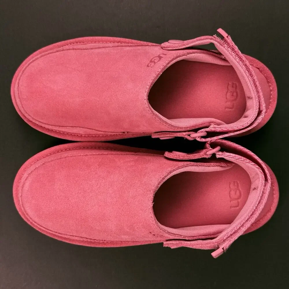 UGG Goldenstar Clog SAMPLE Kids K13 Pink Suede Shoes NEW Rare Comfort Clogs